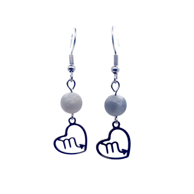 Boucles d&#39;oreilles Astro - Scorpion - Labradorite