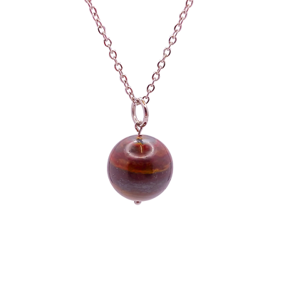 Collier et pendule - Oeil-de-fer