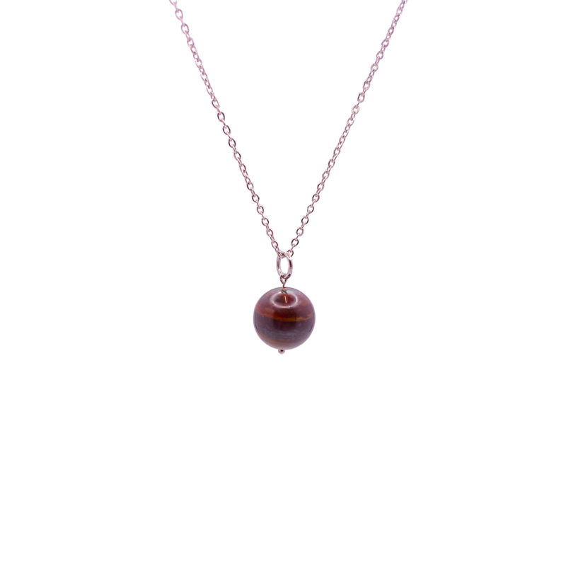 Collier et pendule - Oeil-de-fer