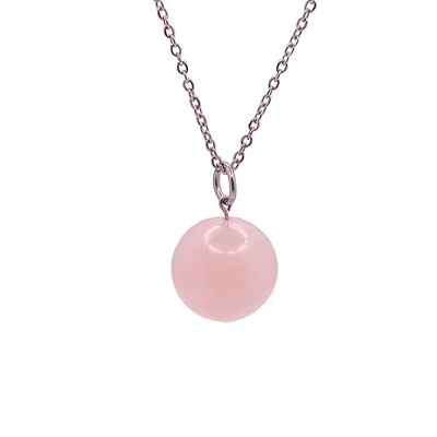 Collier et pendule - Quartz rose