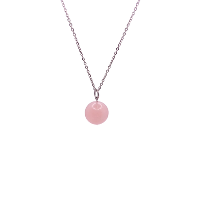 Collier et pendule - Quartz rose