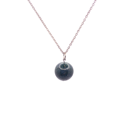 Collier et pendule - Agate mousse