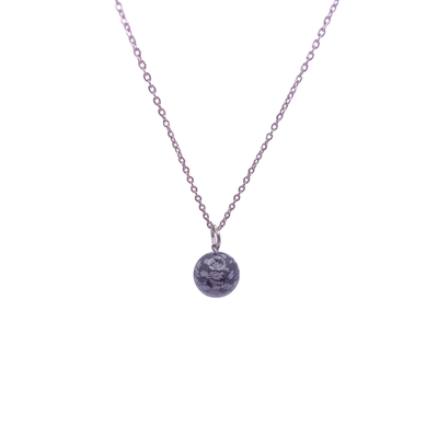 Collier et pendule - Obsidienne Flocon de neige