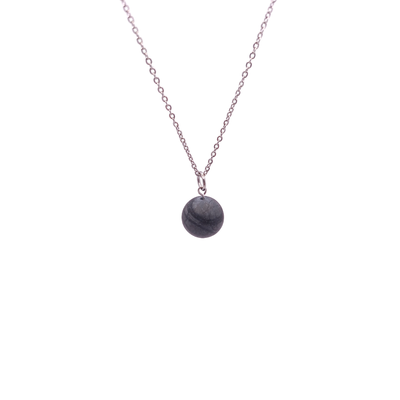 Collier et pendule - Jaspe picasso mat