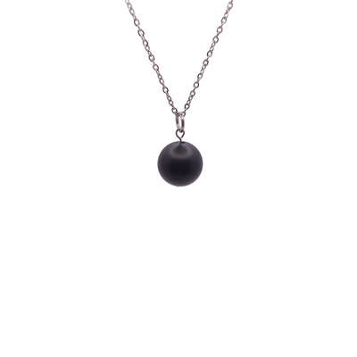 Collier et pendule - Onyx mat