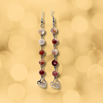 Boucles d'oreilles Astro - Vierge - Pierre de Lune