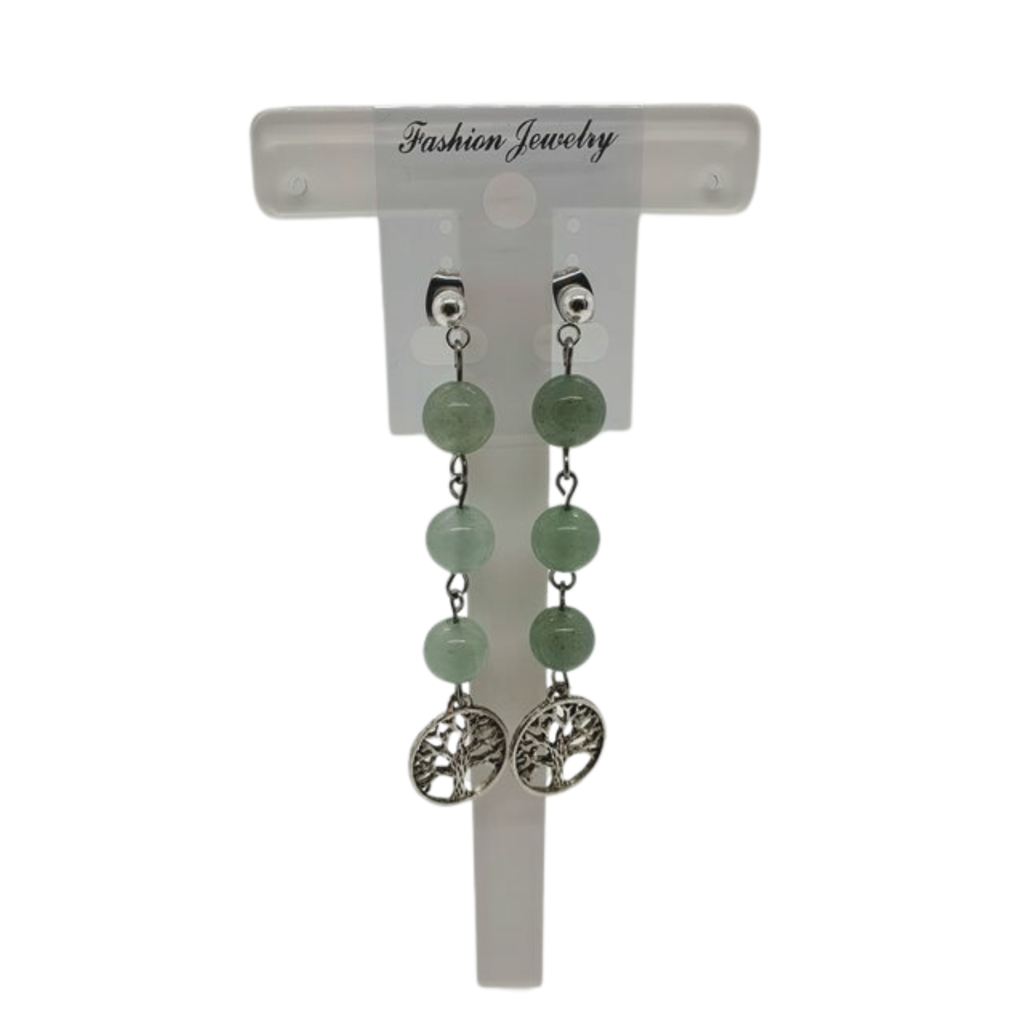 Boucles d&#39;oreilles Aventurine verte