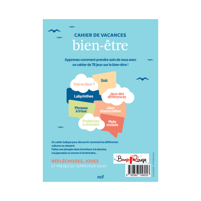 Cahier de vacances bien-être