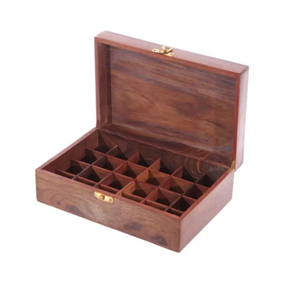 Boîte en bois à compartiments