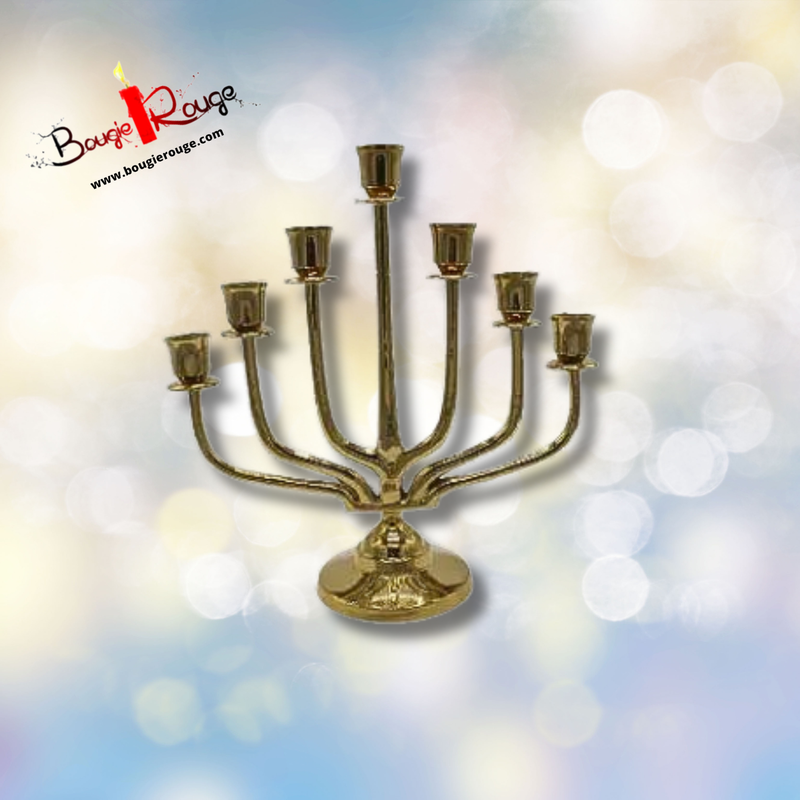 Chandelier en laiton - 7 trous