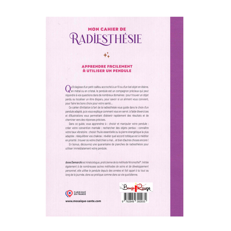 Mon cahier de radiesthésie