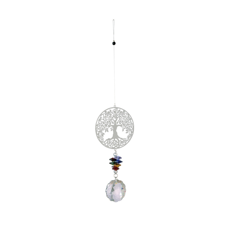Mobile Attrape-soleil Cristal Arbre de vie 41 cm
