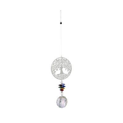 Mobile Attrape-soleil Cristal Arbre de vie 41 cm