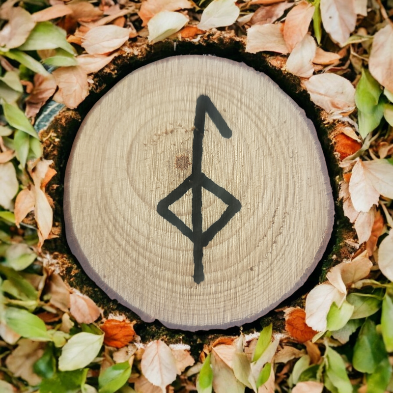 Rune de Santé sur bois