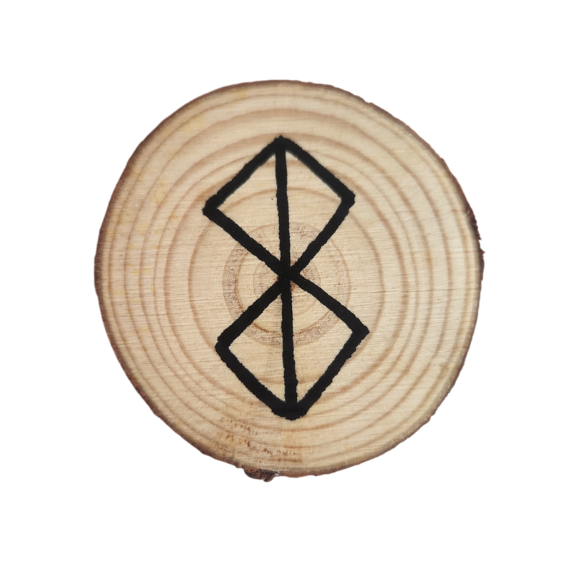 Rune Vitalité sur bois