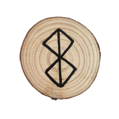 Rune Vitalité sur bois