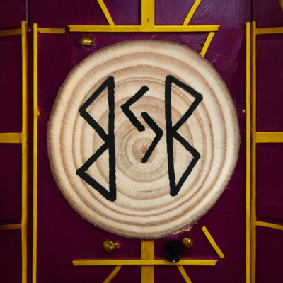 Rune Fertilité sur bois
