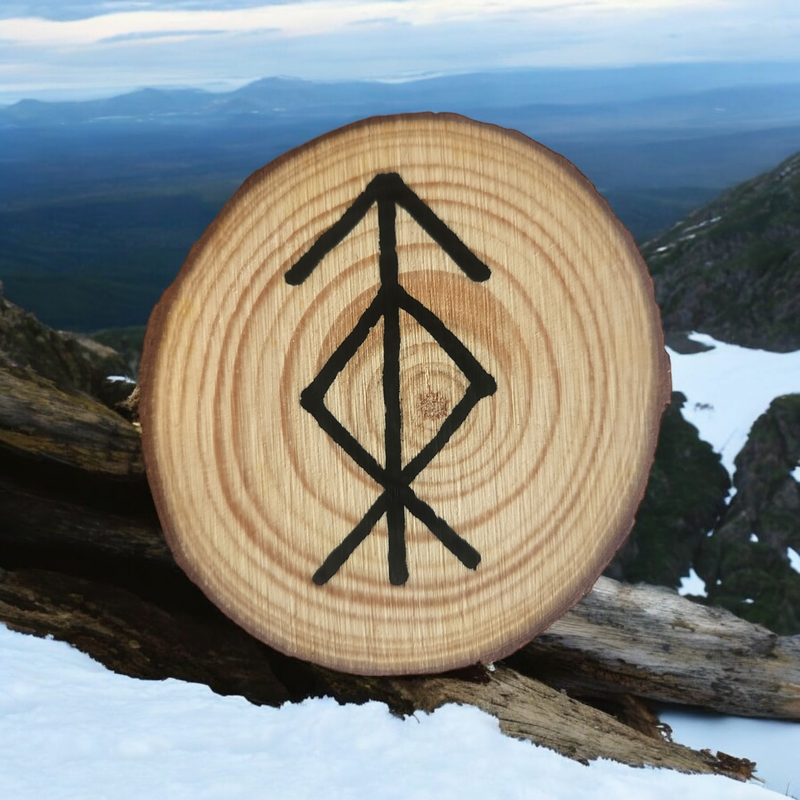 Rune Défense sur bois