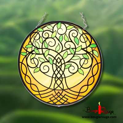 Attrape soleil en verre - Arbre de vie