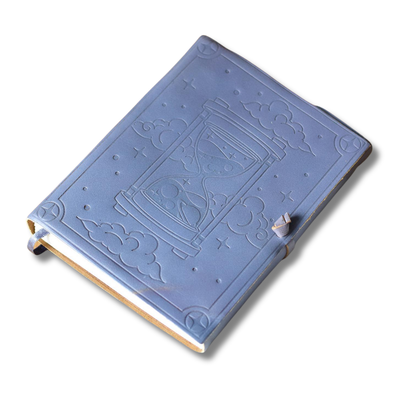 Grimoire en cuir élément air