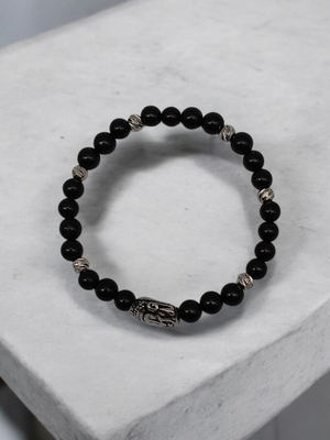 Bracelet tourmaline noire 6mm