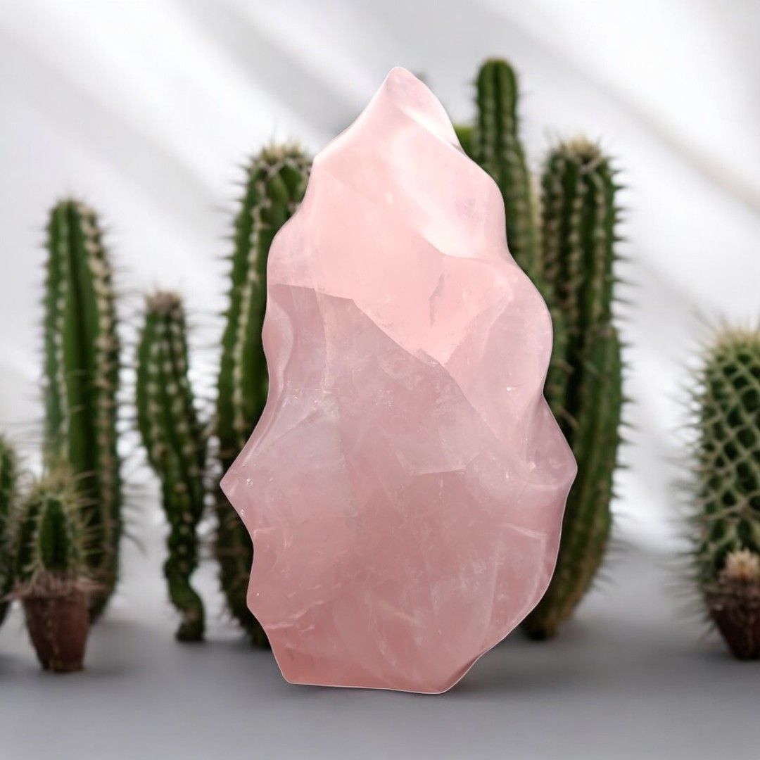 Flamme de Quartz rose - 1518gr