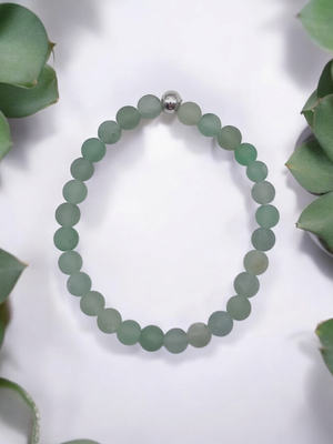 Bracelet aventurine mat 6mm