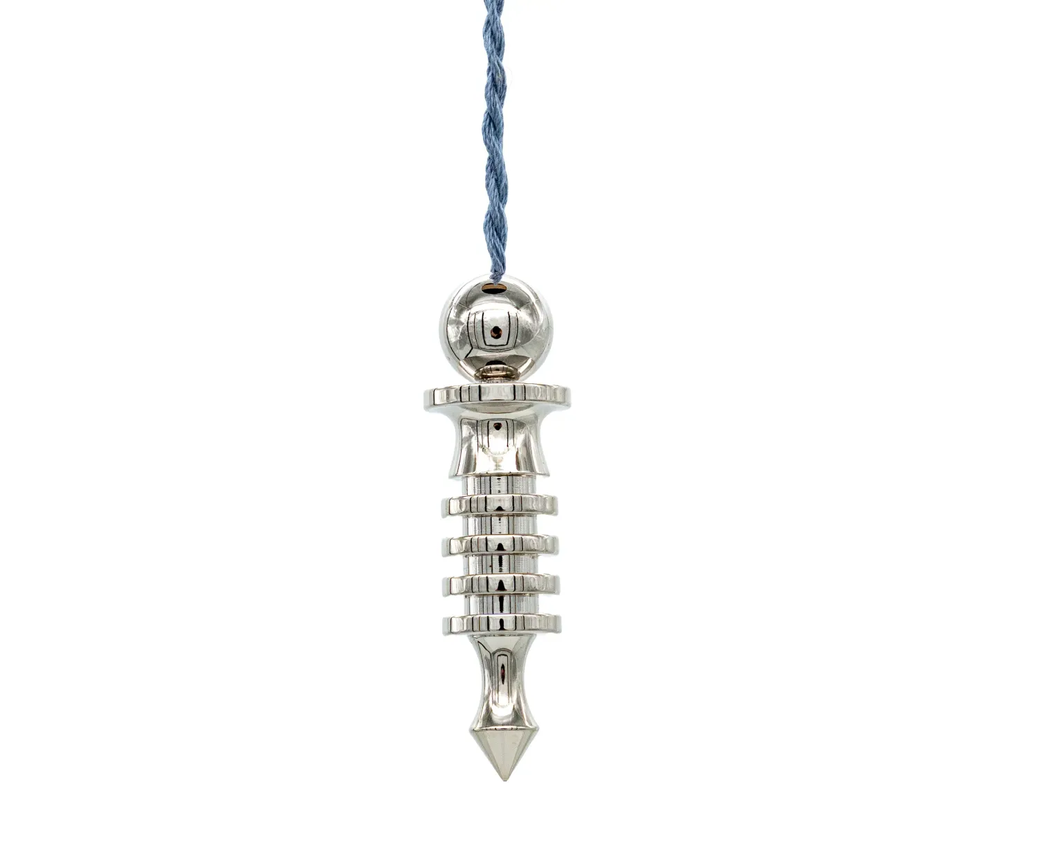 Pendule isis en laiton chromé brillant 27g