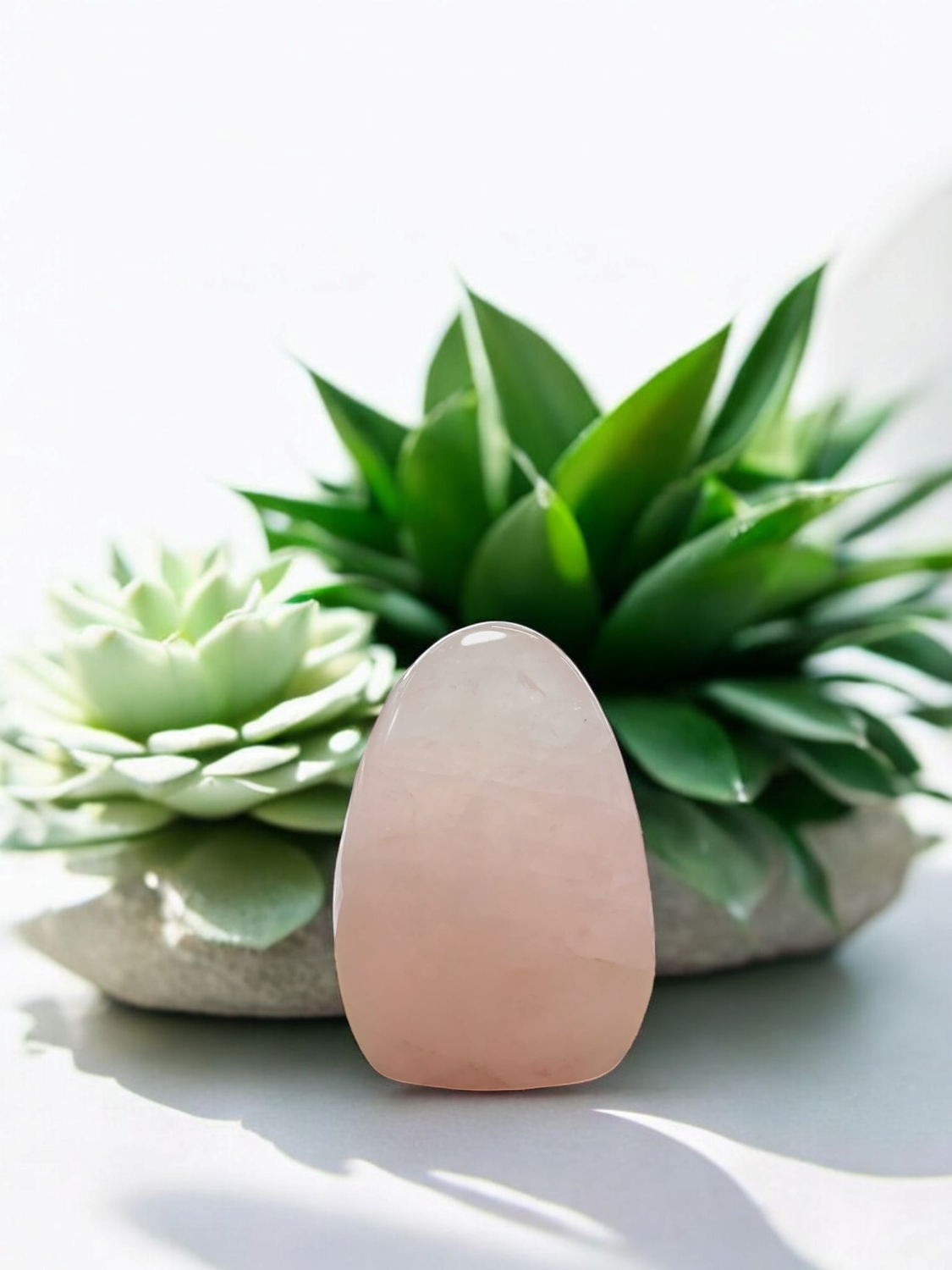 Monolithe de Quartz Rose – 616 g