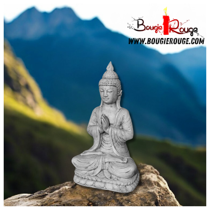 Grande Statue Bouddha d’Extérieur – 60 cm