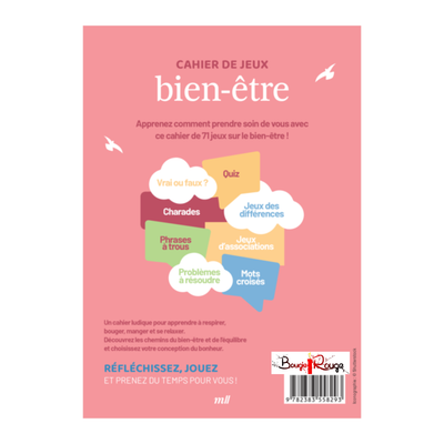 Cahier de jeux - Bien-être