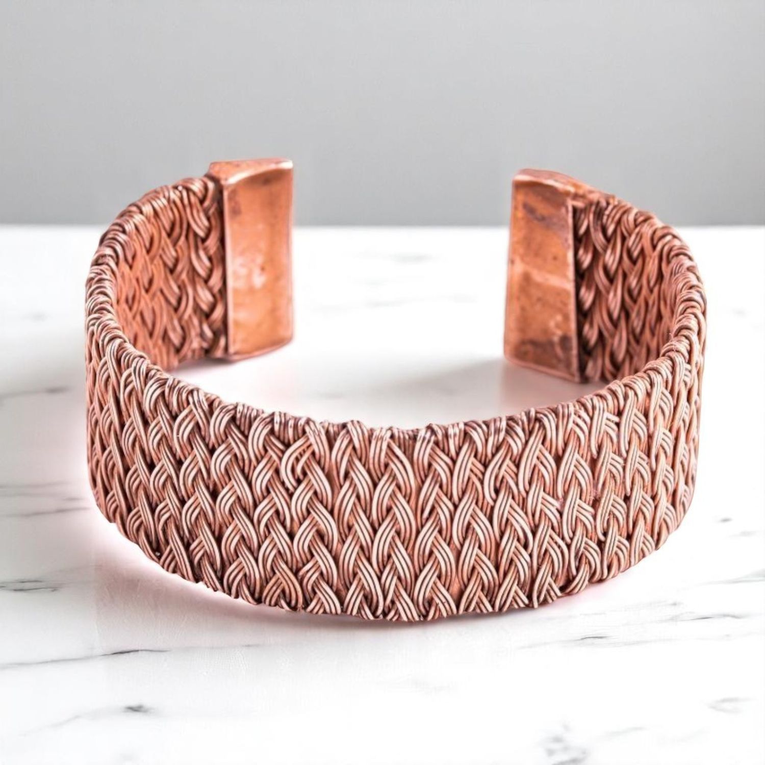 ​Bracelet en Cuivre Tressé