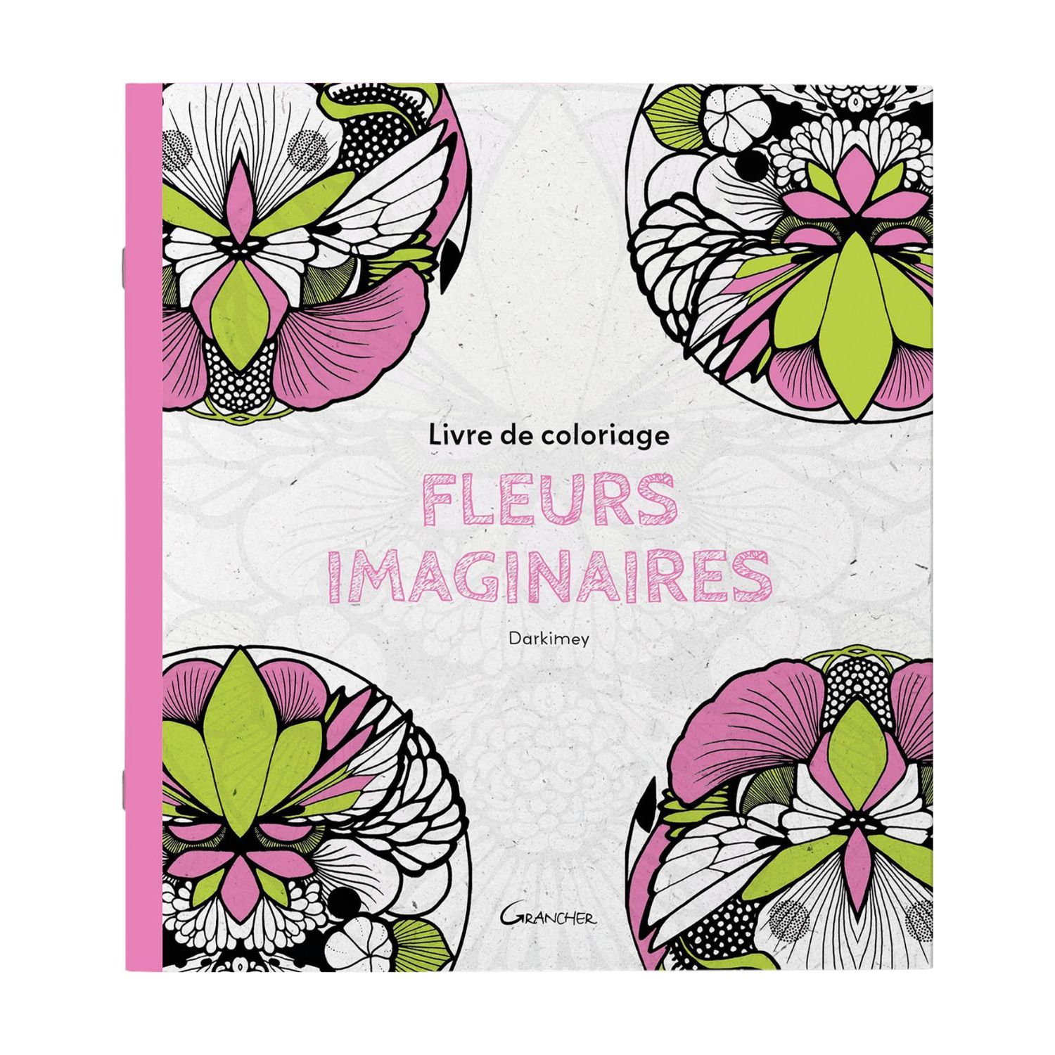 Livre de coloriage fleurs imaginaires