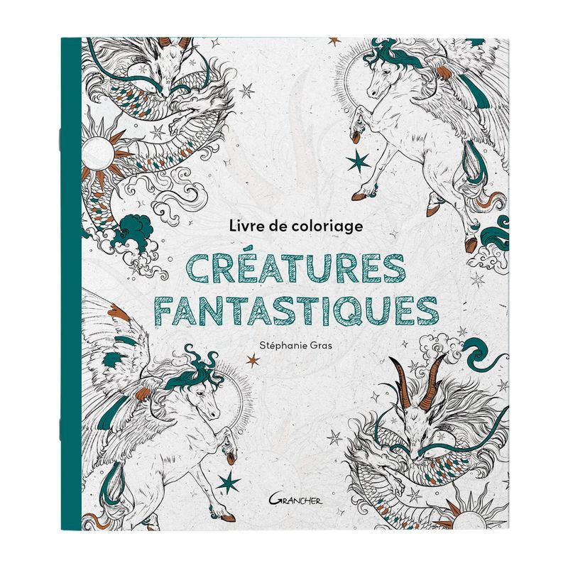Livre de coloriage créatures fantastiques