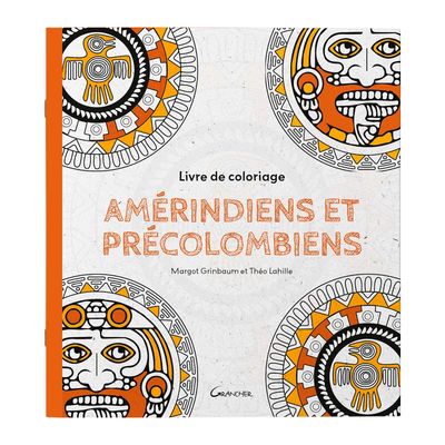 Livre de coloriage amérindiens et précolombiens