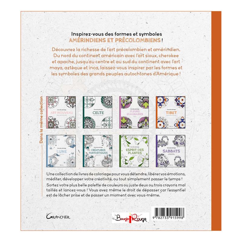 Livre de coloriage amérindiens et précolombiens