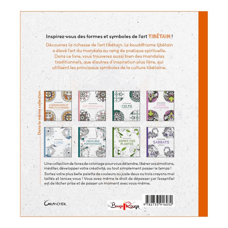 Livre de coloriage Tibet