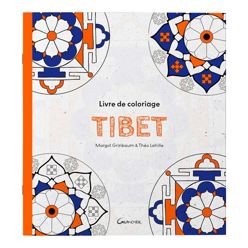 Livre de coloriage Tibet