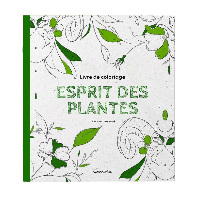 Livre de coloriage esprit des plantes