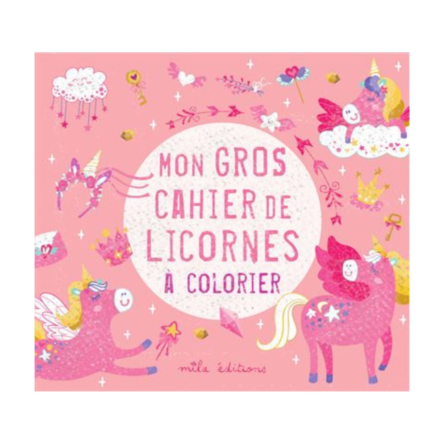 Mon gros cahier de licornes à colorier
