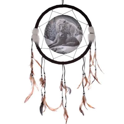 ​Attrape-rêves loups câlin - 33 cm