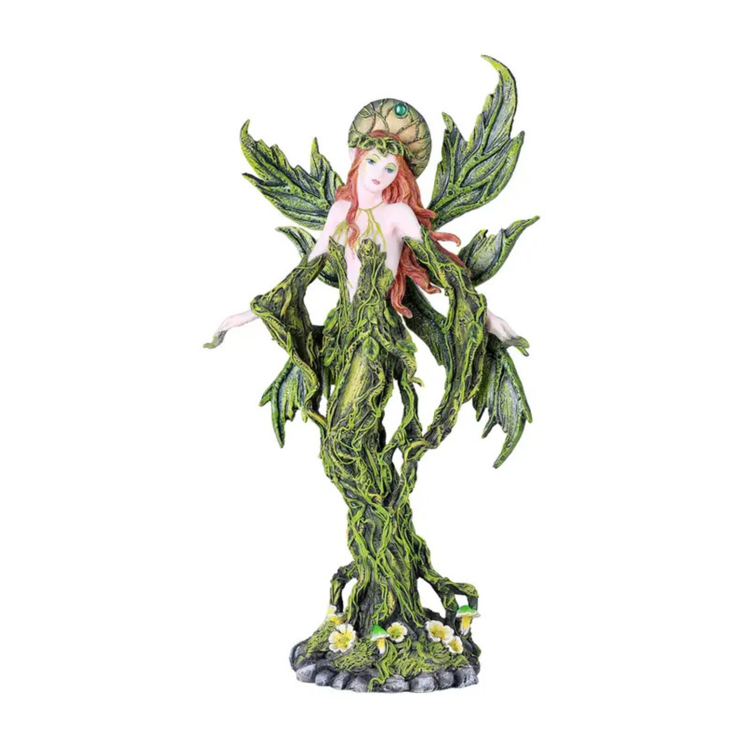 ​Statue Fée de la Forêt Verte - 30 cm