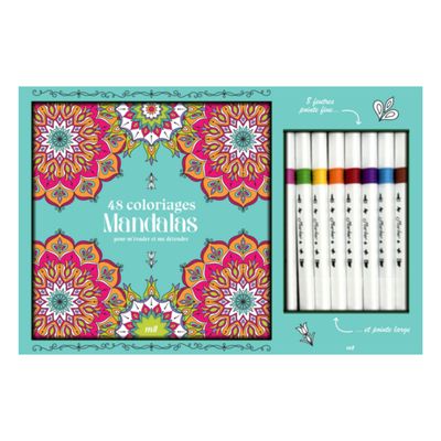 Coffret coloriages - mandalas