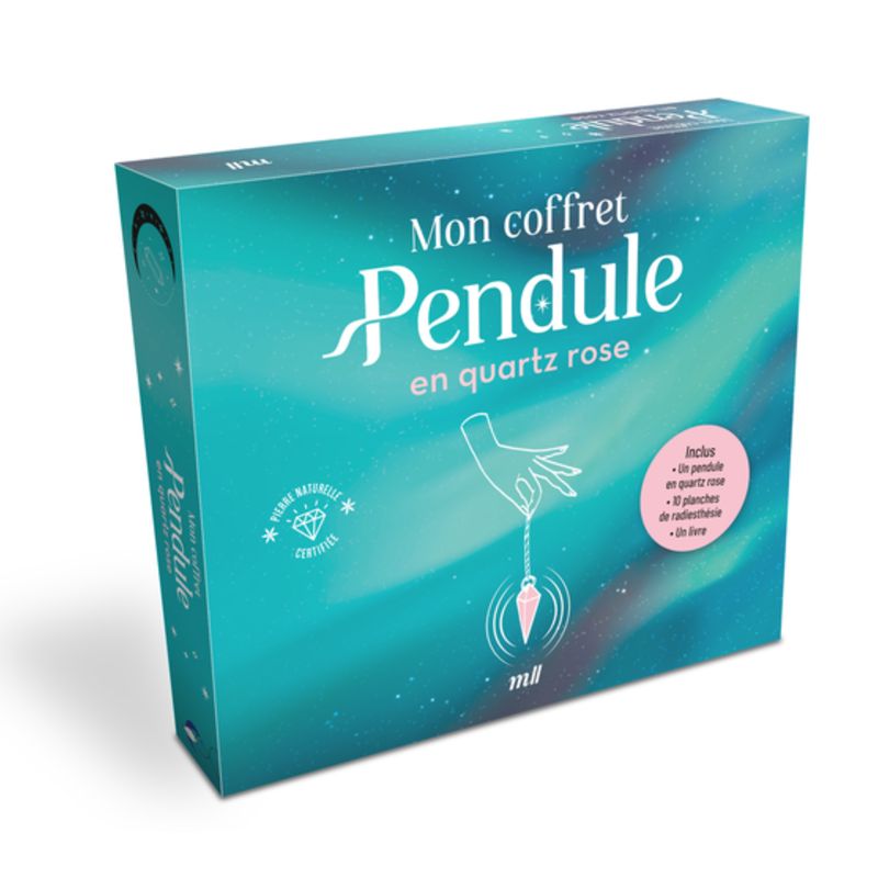 Mon coffret pendule en quartz rose