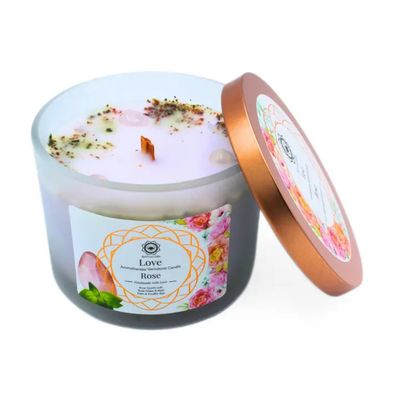 Bougie parfumée Green Tree - Amour à la Rose