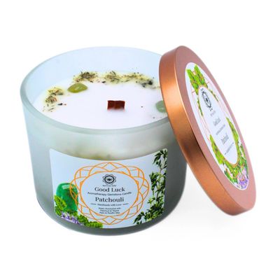 Bougie parfumée Green Tree - Bonne chance au patchouli