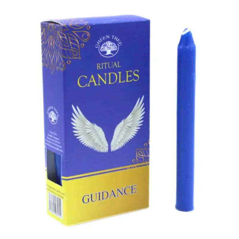 Bougies Rituel bleu marine - Guidance - Lot de 10 pcs
