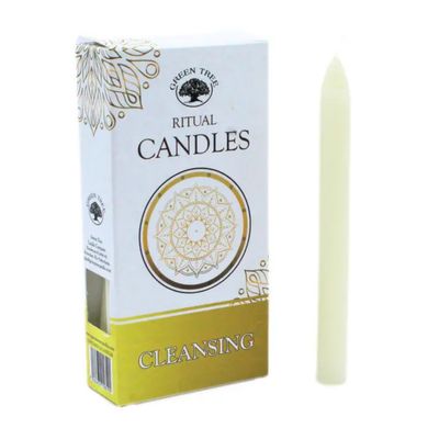 Bougies Rituel blanche - Nettoyage - Lot de 10 pcs