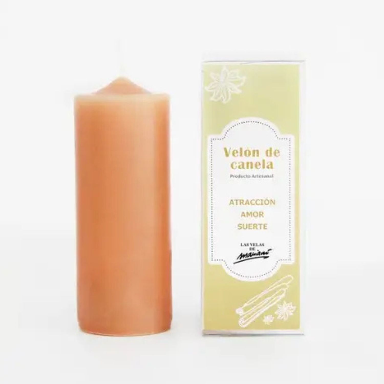 ​Bougie Artisanale Cannelle – Amour et Prospérité