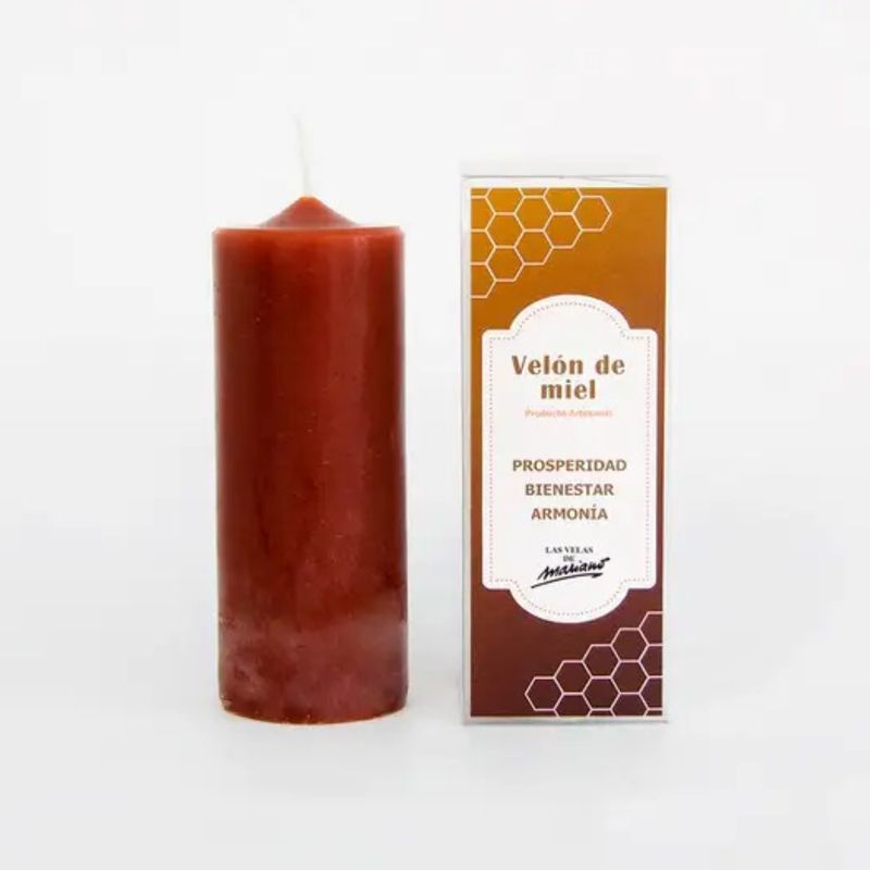 Bougie Artisanale au Miel – Harmonie et Prospérité